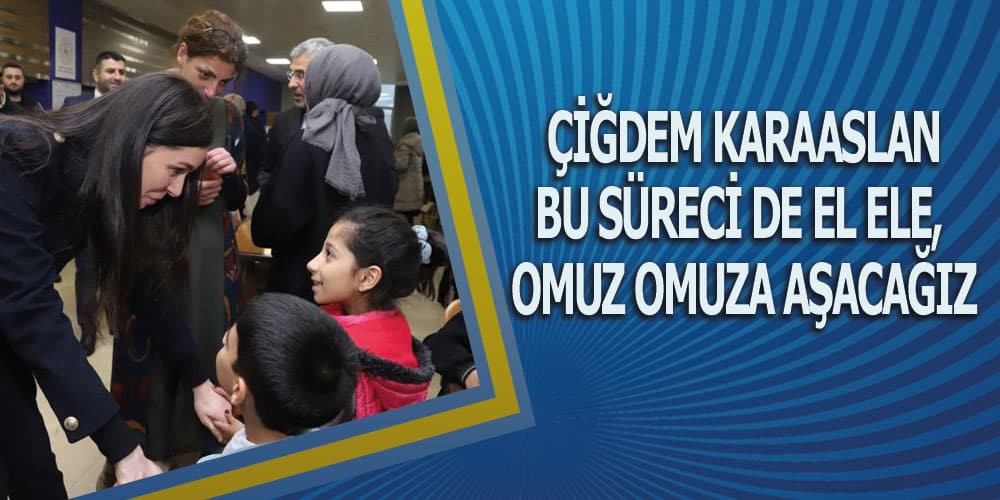 Karaaslan Samsun’da Depremzedelerle Buluştu