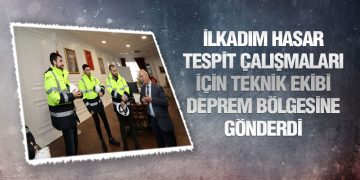 Başkan Demirtaş 4 Kişilik Mühendis Ekibini Deprem Bölgesine Uğurladı