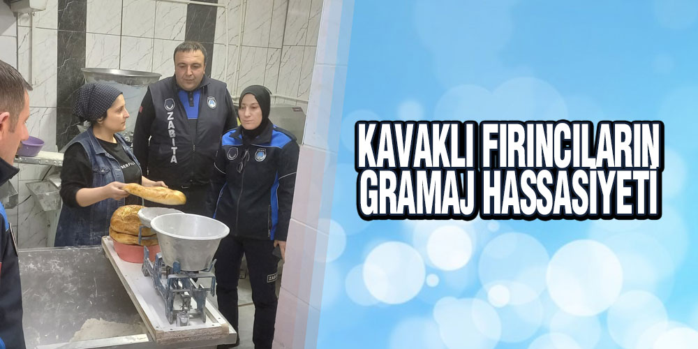 Kavak’ta Fırın Denetimi