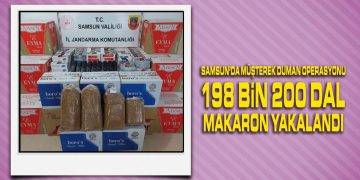 Samsun’da Müşterek Duman Operasyonu