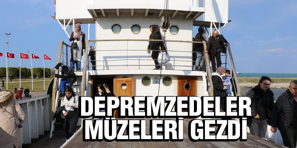 Depremzedeler Müzeleri Gezdi