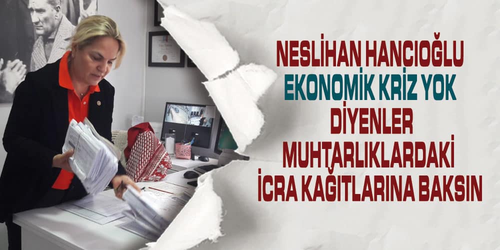 Hancıoğlu’ndan Ekonomik Kriz Açıklaması