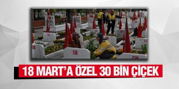 Samsun Büyükşehir’den 18 Mart’a Özel 30 Bin Çiçek