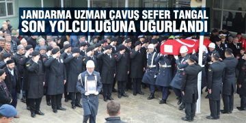 Jandarma Uzman Çavuş Sefer Tangal, Kavak’ta Toprağa Verildi