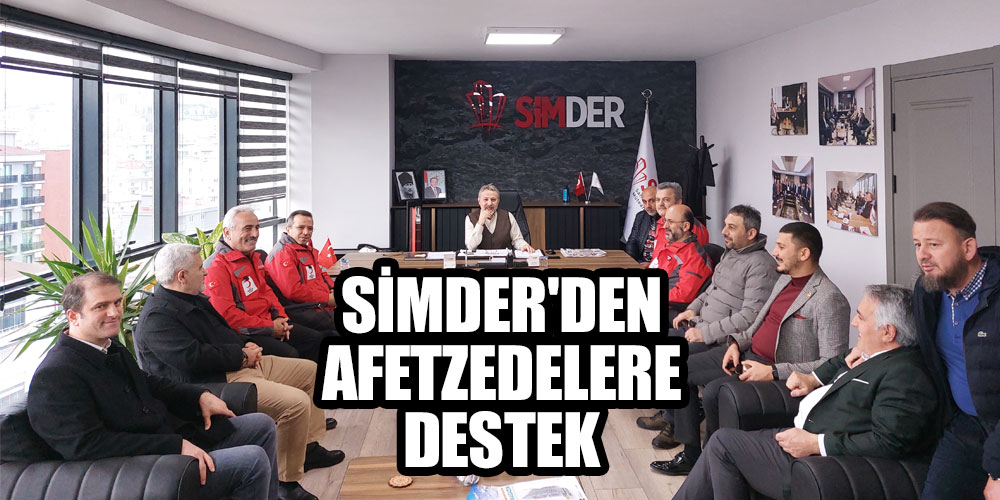 SİMDER’den Afetzedelere Destek