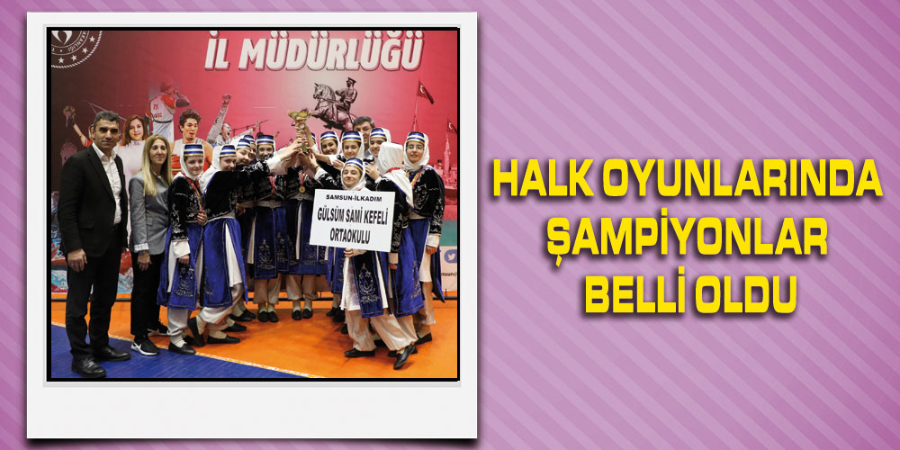 Halk Oyunlarında Şampiyonlar Belli Oldu