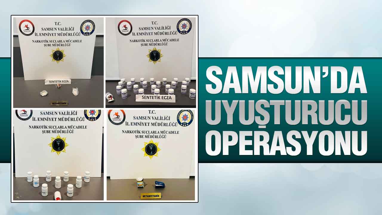 Samsun’da Uyuşturucu Operasyonu: 4 Şüpheliye Adli İşlem